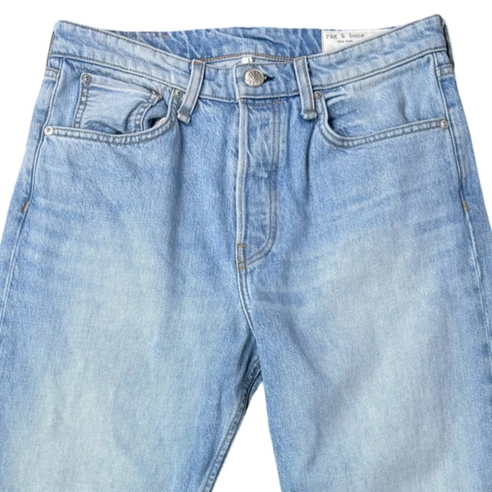 Rag & Bone Maya High-Rise Ankle Straight Jeans Button Fly - Picture 2 of 9